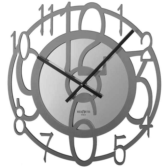 orologio da muro grigio design moderno