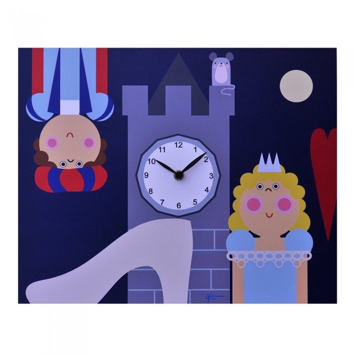 orologio cameretta bambini pirondini cenerentola