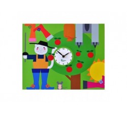 orologio cameretta bambini pirondini il gatto con gli stivali