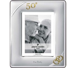 cornice portafoto argento nozze d'oro 50 anniversario matrimonio