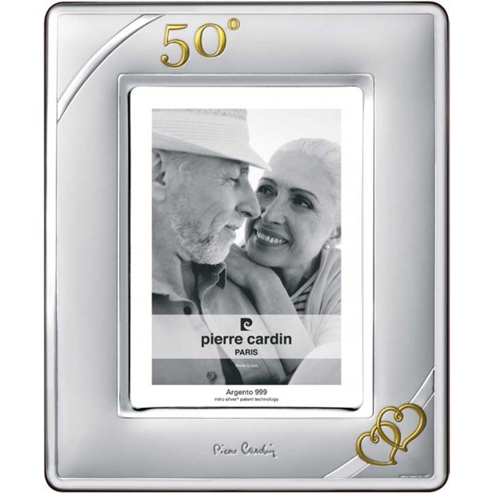cornice portafoto argento nozze d'oro 50 anniversario matrimonio