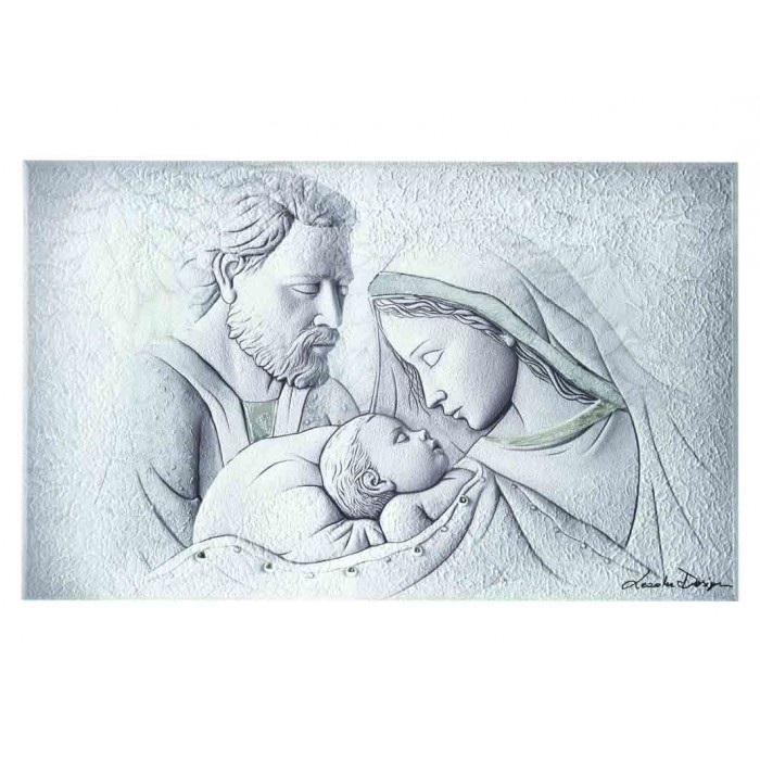 Capoletto moderno Sacra Famiglia  IlBelRegalo Dimensioni CM 15 X 10