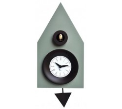 orologio cucù con pendolo dark cemento pirondini