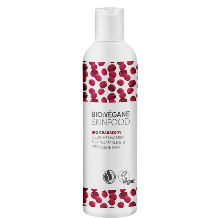Cranberry tonico viso Bio:Végane skinfood Cranberry tonico viso Bio:Végane skinfood