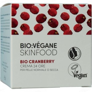 crema viso 24h bio cranberry bio:vègan skinfood
