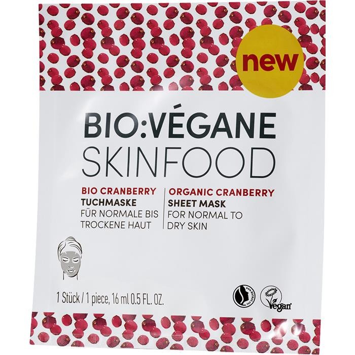 maschera per il viso 16 ml bio:vegan skinfood cranberry maschera per il viso 16 ml bio:vegan skinfood cranberry
