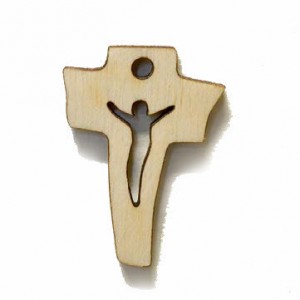 croce in legno per bomboniere