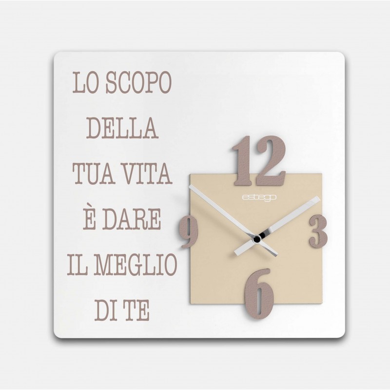 orologio da parete quadrato in legno con doppio pannello orologio da parete quadrato in legno con doppio pannello