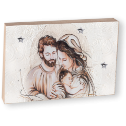 quadretto sacra famiglia regalo nascita