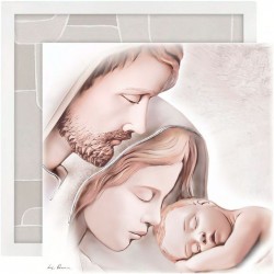 sacra famiglia capoletto in legno