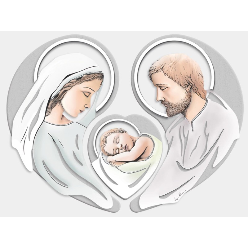 quadro capezzale moderno sacra famiglia