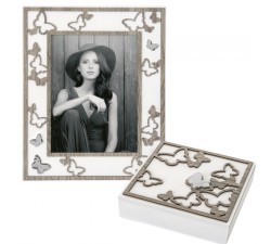 portafoto in legno rovere con cofanetto abbinato